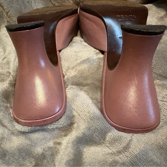 RARE Vintage Prada Women's two toned mauve/pink Leather heels - Picture 14 of 14